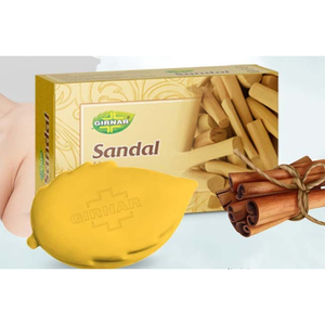 GIRNAR Savon de bain fait à la main 100% Savon de santal naturel et biologique pour le nettoyage en profondeur du corps - Product Image 2