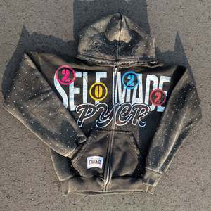 เสื้อฮู้ดดีจีแอซิดของผู้ชายเสื้อฮู้ดผ้าฝ้ายหนาฟอกสีวินเทจ400กรัมเสื้อฮู้ดพลอยเทียม - Product Image 4