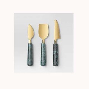 ชุดเครื่องตัดชีสโลหะชุบทองมีด้ามยาวทรงกลมแบบตะวันตก - Product Image 6