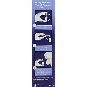 Snoreeze Spray para la Garganta de 14 ml para Aliviar los Ronquidos, Producto Anti-ronquidos, Paquete de 1 - Product Image 3