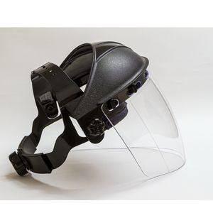 หน้ากากป้องกันดวงตาแบบอุตสาหกรรมพร้อมแผ่นป้องกันหน้า วัสดุพลาสติก ป้องกันรอยขีดข่วนและรังสียูวี - Product Image 1