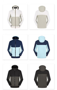 Wholesale OEM Men's Soft Shell Waterproof Windproof Jacket Premium Custom Logo New Collection Plus Size Zipper Polyester <b>Nylon</b> - Product Image 5