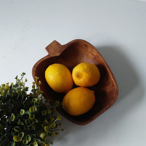 Design populaire bol en bois fruits forme récipient alimentaire dernières pièces bol de service en bois centres de table à dîner - Product Image 6