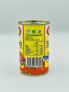 Certificado Halal Embalaje de Lata 155g Mariscos Enlatados Premium Listo para comer Linkz Sardinas en Salsa de Tomate con Chili Pescado Enlatado - Product Image 3