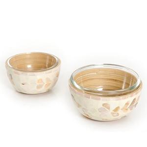 Nuevo estilo ecológico de madera de acacia para servir alimentos, cuchara de madera segura, cuenco para servir frutas, aperitivos, ensaladera para el hogar, Hotel, restaurante - Product Image 6