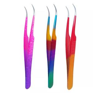 แหนบต่อขนตาสแตนเลส ODM,แหนบต่อขนตาปลอมโลโก้ตามสั่งเครื่องมือสำหรับความงาม - Product Image 2