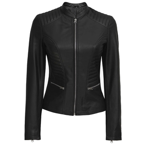 Toutes les couleurs, tendance du moment, vente chaude, vestes en cuir pour femmes, vêtements décontractés très demandés, vestes en cuir de fabrication de qualité supérieure pour femmes - Product Image 2