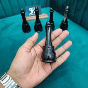 Brocha de afeitar de cuerno de búfalo genuino, mango suave y duradero, acabado ligero, perfecto para entusiastas del afeitado en húmedo - Product Image 2