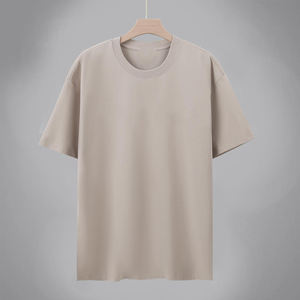 เสื้อยืดลำลองผ้าฝ้ายเต็มพิมพ์โลโก้ตามสั่งสำหรับผู้ชายและผู้หญิงสวมใส่สบายแบบลำลองสำหรับ2025 - Product Image 3