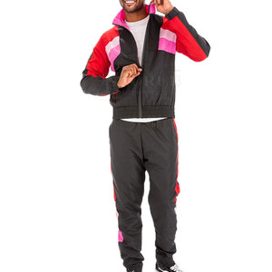 Men's Breathable Eco-Friendly Windbreaker Suit Customizable Design Sporty Style with Low MOQ Solid Pattern Wholesale Price - Product Image 5