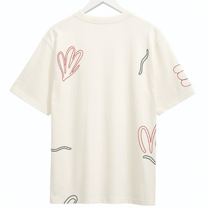 Camiseta de algodón ligera para hombre de ajuste suave con diseños impresos personalizados Puff bordado sublimación Streetwear Logo - Product Image 2