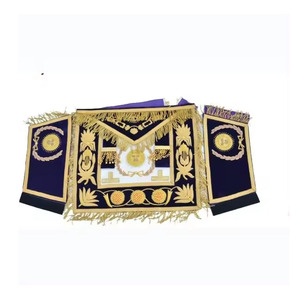 Prix de gros 100% coton sur mesure Meilleure vente Tablier maçonnique Tabliers maçonniques de haute qualité personnalisés - Product Image 4