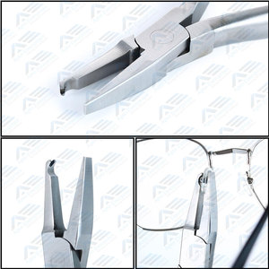 Herramienta de ajuste óptico para anteojos, almohadillas para la nariz y kit de reparación de brazos, incluye destornillador 3 en 1 para ajustes precisos - Product Image 6