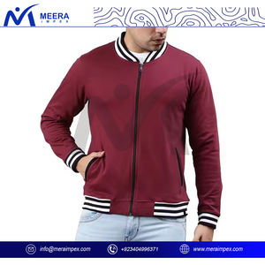 Veste universitaire de haute qualité pour hommes, veste universitaire en chenille brodée de manches en cuir, veste universitaire en laine de baseball personnalisée, vente en gros - Product Image 2