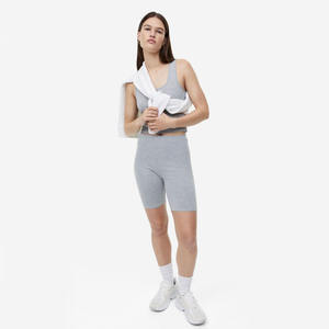 Top Tendance Femmes 100% Coton Respirant Gris Biker Shorts Gym Wear Leggings Courts Terry Disponible Quantité En Vrac à Vendre - Product Image 2