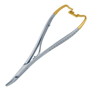 TC ที่ใส่เข็มโลหะแบบโค้ง140มม. ที่ใส่เข็มคุณภาพสูงเครื่องมือเกี่ยวกับศัลยกรรมกระดูก - Product Image 2