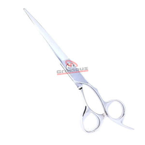 Juego de 10 piezas personalizado de alta calidad de tijeras para el cabello de acero inoxidable afiladas curvas, instrumentos quirúrgicos veterinarios de etiqueta privada - Product Image 1