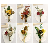 Venta al por mayor de flores secas mixtas para ramillete para siempre decoración de ramo PIN para boda fiesta ramillete de plumas accesorios florales