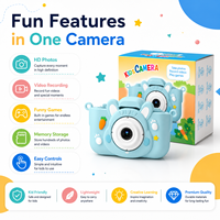 Appareil photo numérique pour enfants Paladin Kids Bunny |   Jeux photo |   Mémoire pour 1200 photos |   Matériau en silicone |   Prise EU |   Âge 4-6 ans |   Taille personnalisée de 2 pouces