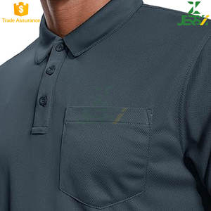 Camisas de Golf de Manga Corta para Hombre, al Por Mayor, Premium, Transpirables, de Algodón/Poliéster, con Logotipo Personalizado, Diseño Floral Tejido, Deportivas, 220g - Product Image 6