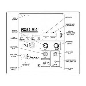 Paquete de Alimentador de Alambre y Pistola de Soldadura MIG PX262 para Soldadores MIG - Product Image 2