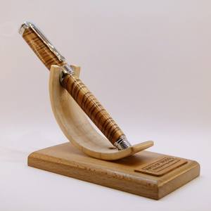 PRODUCTOS DE BAMBÚ HECHO A MANO Juego de bolígrafos de regalo de lujo de alta calidad Bolígrafo de madera con logotipo grabado personalizado con caja de madera - Product Image 3