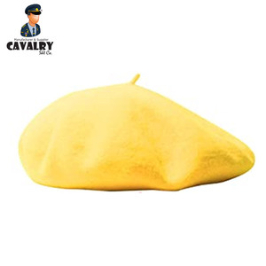 Chapeaux de béret à logo personnalisé en tissu confortable 100% en laine de coton, casquettes de béret chaudes d'automne casquettes de béret de couleur unie par CAVALRY SKT COMPANY - Product Image 3