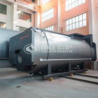 Caldera de Vapor a Gas Natural de 8 Tph, Precio de Fábrica, China, para Materiales de Construcción