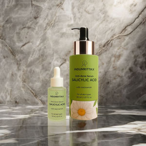 Sérum pour la peau de qualité supérieure Indumrittika avec acide salicylique et niacinamide pour une hydratation légère, un équilibre cutané et une peau lisse et éclatante - Product Image 6