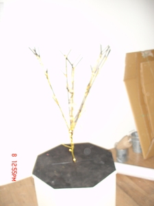 <b>Tree</b> Design Antique Brass Metal Golden with Multi Color <b>Lighting</b> Table Desk Lamp for Bedroom Living Room and Hotels Decorative - Product Image 5