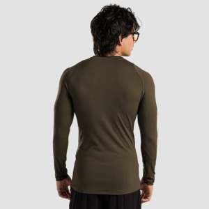 Vêtements de gymnastique GAI ARR COMPRESSION Slim Fit couleur olive - Product Image 3
