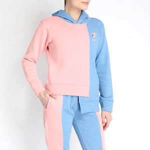 Nouvel arrivage : Ensemble de survêtement décontracté coupe-vent en polaire à capuche pour femme, couleur unie, respirant, idéal pour l'hiver – Vente en gros - Product Image 4