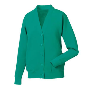 Pull-over d'hiver à col en V et boutons pour hommes, meilleur matériau de l'usine OEM, conceptions de logo personnalisé, motif solide 100% coton - Product Image 1