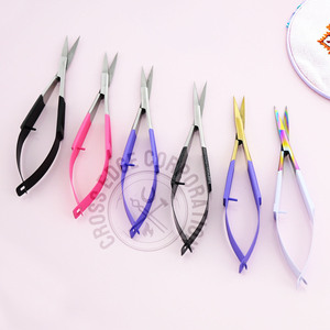 กรรไกรตัดคิ้วแบบตรงสแตนเลสสำหรับตัดหนังกำพร้าสำหรับตัดขนตา - Product Image 6