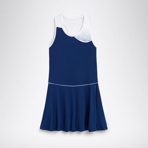 Uniformes de Tenis para Mujer Hechos en Fábrica al por Mayor, Cómodos, Ligeros, de Secado Rápido, Cuello en V, Sin Mangas, Ropa Deportiva con Impresión Digital - Product Image 6