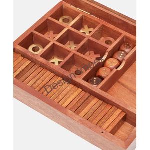 กล่องเกมติ๊กต่อไม้ใสราคาถูก แบบกำหนดเอง สำหรับเล่นในบ้าน เหมาะสำหรับเป็นของขวัญเด็ก พร้อมอุปกรณ์เสริม - Product Image 2