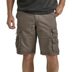 Short cargo pour homme coupe décontractée Short camouflage d'extérieur multi-poches en coton Short de travail décontracté - Product Image 1