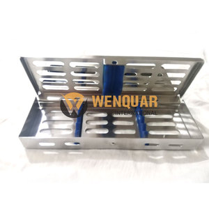 Jeu de 5 plateaux dentaires OEM disponibles Plateaux de stérilisation manuels en alliage d'aluminium Vernis terne complet personnalisé - Product Image 6