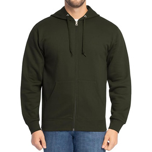 Oversized Street Style Cotton Zipper Hoodie for Men Soft French <b>Terry</b> Fabric Comfortable Fit Custom Label Available for <b>Bulk</b> - Product Image 1