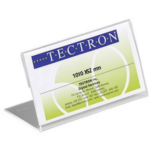 อะคริลิคใสทนทานขนาด 100 x 52 มม. สำหรับใส่ป้ายชื่อและบัตร แพ็ค 10 ชิ้น - Product Image 2
