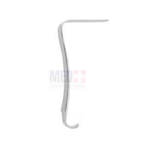 Retractor Vaginal Manual de Acero Inoxidable MED INNOVATIONS, Ligeramente Cóncavo 90x33mm - Retractores Quirúrgicos - Product Image 1