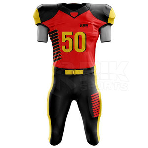 Uniforme de football américain sur mesure de haute qualité, respirant, best-seller - Product Image 1