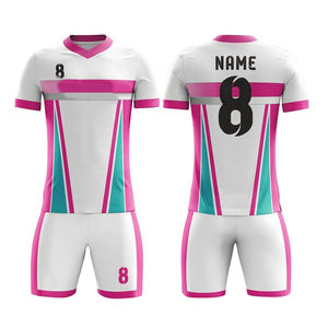 Uniformes de fútbol de poliéster transpirables OEM 100%, conjuntos personalizados para entrenamiento, uniformes de fútbol en blanco al por mayor - Product Image 5