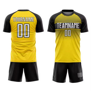 Camisetas de Fútbol Más Vendidas 100% Poliéster, Ropa Deportiva Personalizada con Logotipo del Equipo, Transpirable, de Secado Rápido, Cuello en V, Manga Corta, Nueva Camiseta de Fútbol - Product Image 1