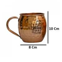 Tasse à café en cuivre pour les amateurs de café de tous les jours magnifiquement conçue avec des tasses en céramique à couvercle anti-fuite résistant aux éclaboussures