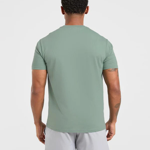 T-shirts pour hommes haut athlétique vêtements de sport chemise d'entraînement course à pied vêtements de sport vêtements de sport légers T-shirt élastique pour hommes - Product Image 4