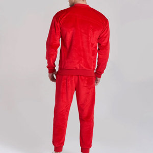 Ensemble de survêtement en velours pour homme de qualité supérieure, sweat-shirt à capuche épais et pantalon de survêtement pour l'hiver, survêtement en velours pour homme - Product Image 5