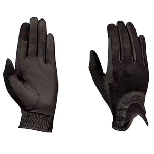 Gants d'équitation en cuir véritable Super Grip Gants d'équitation multicolores doux et confortables Gants d'équitation d'hiver pour femmes - Product Image 4