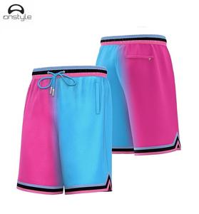 Hommes de haute qualité décontracté court tissé polyester maille toile solide motif cordon fermeture respirant OEM service disponible - Product Image 1