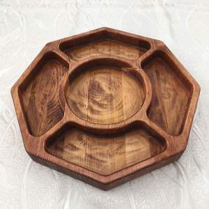 Cuenco de frutas secas impresionante para el hogar, hotel, restaurante, cocina, vajilla, cuenco de fecha, bandeja y cuenco de madera Natural de Color marrón - Product Image 6